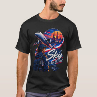 T-shirt Le ciel n'est pas la limite