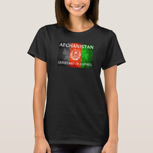 T-shirt Le cimetière des empires d'Afghanistan (Devant)