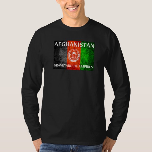 T-shirt Le cimetière des empires d'Afghanistan (Devant)