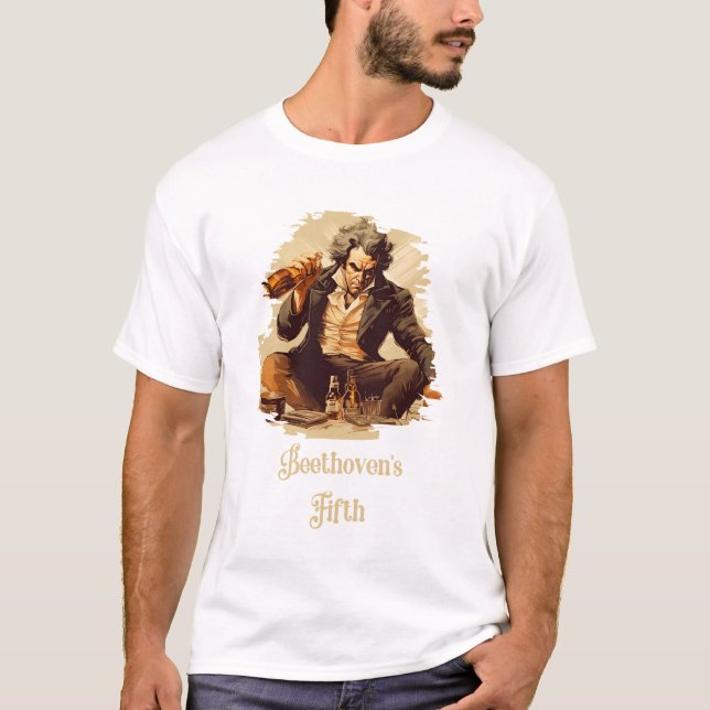 T-shirt Le cinquième de Beethoven (Devant)