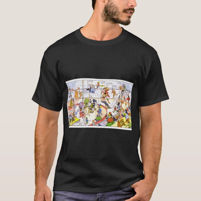 T-shirt Le Cirque de l'Animal (vers 1902) par George Herri (Devant)