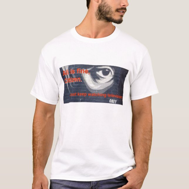 T-shirt Le citoyen obéissent (Devant)
