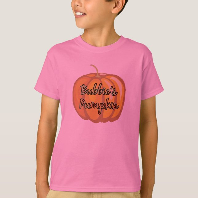 T-shirt Le citrouille de Bubbie (Devant)