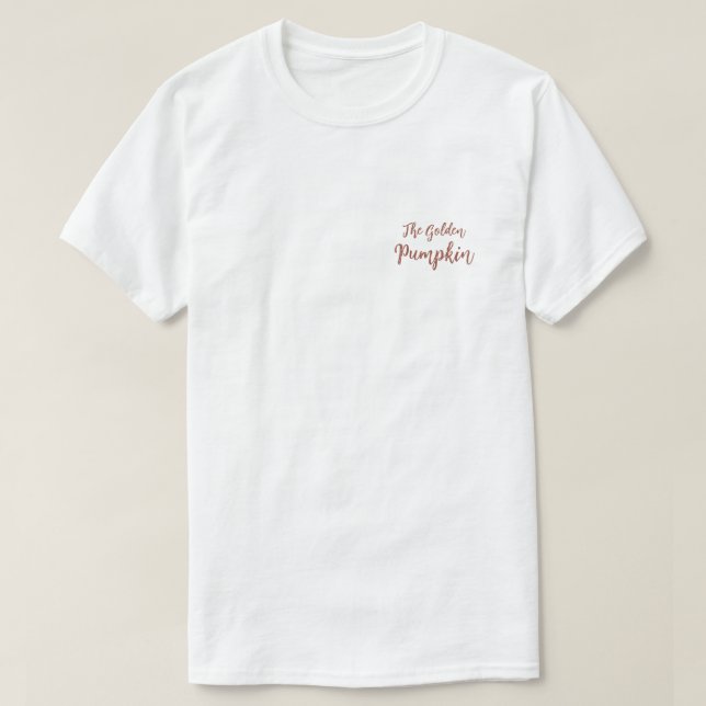 T-shirt Le Citrouille d'or (Design devant)