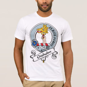 T-shirt Le clan de Chisholm Badge