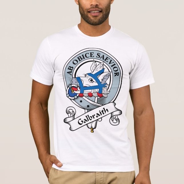 T-shirt Le clan de Galbraith Badge (Devant)