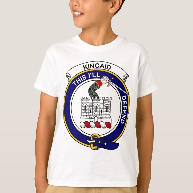 T-shirt Le clan de Kincaid Badge (Devant)
