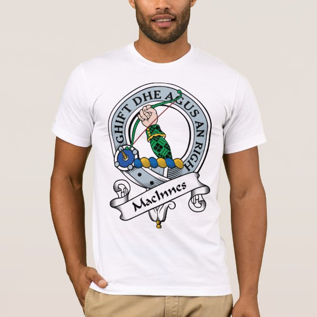 T-shirt Le clan de MacInnes Badge (Devant)