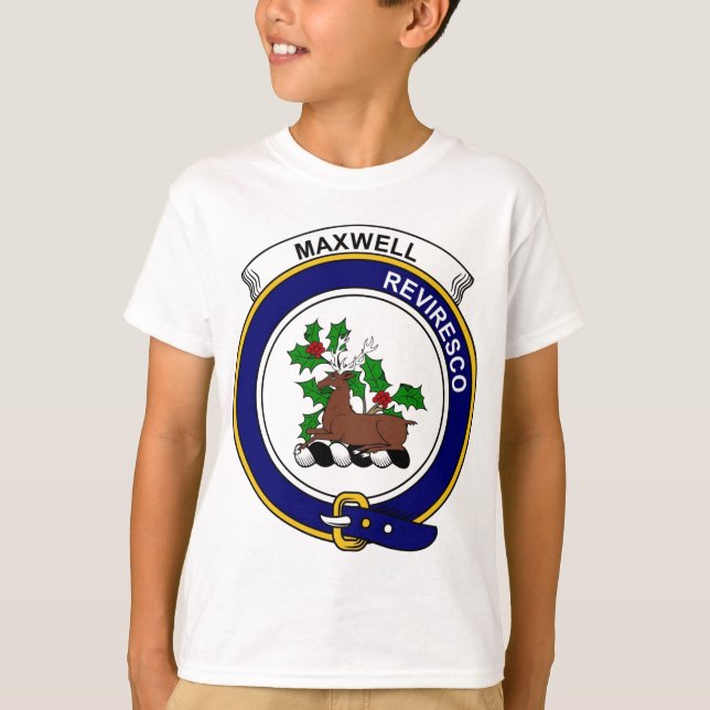 T-shirt Le clan de Maxwell Badge (Devant)