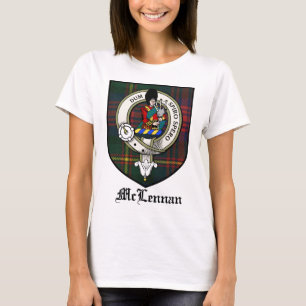 T-shirt Le clan de McLennan Crest le tartan d'insigne