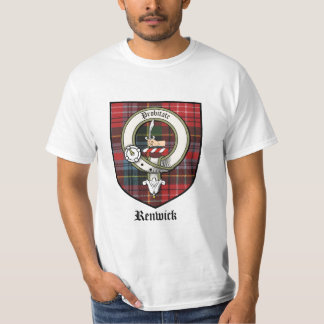 T-shirt Le clan de Renwick Crest le tartan d'insigne