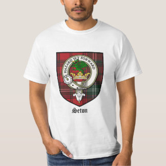 T-shirt Le clan de Seton Crest le tartan d'insigne