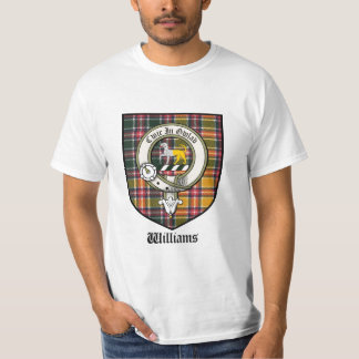 T-shirt Le clan de Williams Crest le tartan d'insigne