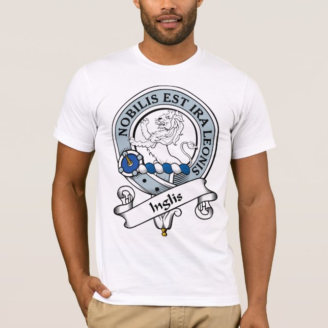 T-shirt Le clan d'Inglis Badge (Devant)