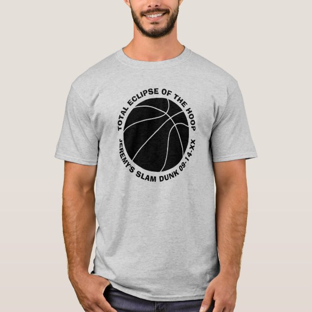 T-shirt Le claquement de basket-ball trempent ajoutent le (Devant)