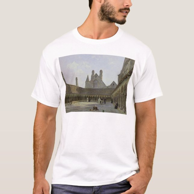 T-shirt Le cloître du Saint-Michel de Mont (Devant)