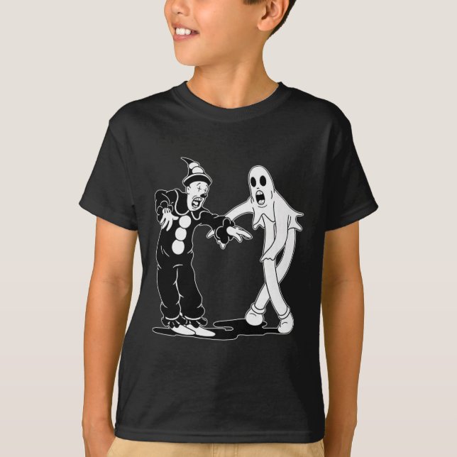 T-shirt Le Clown Et La Danse Fantôme (Devant)
