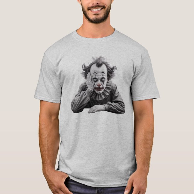 T-SHIRT LE CLOWN TRISTE  (Devant)