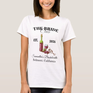 T-shirt Le Club de la Mariée Bachelorette