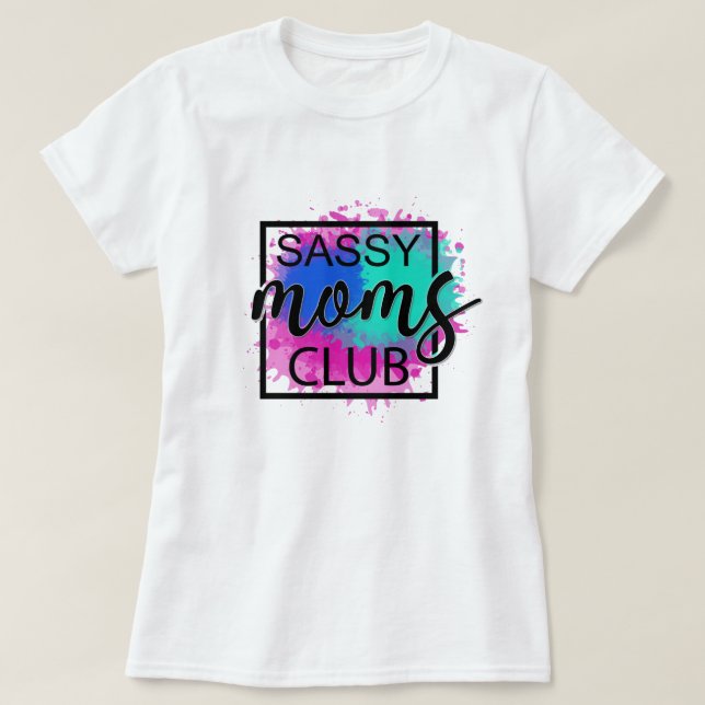 T-shirt Le club des mamans (Design devant)