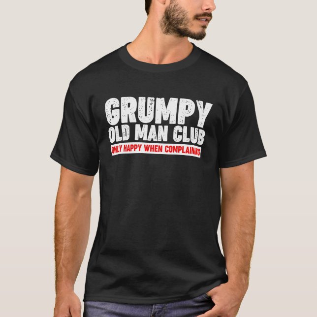 T-shirt Le club des vieux grincheux (Devant)