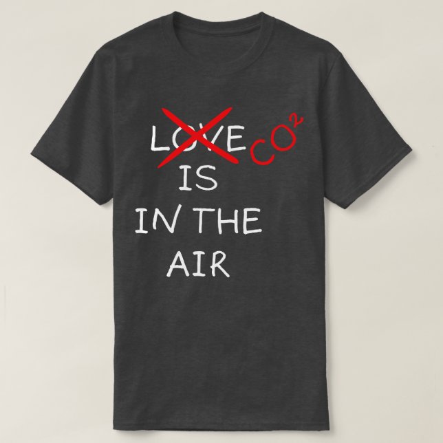 T-shirt Le Co2 Est Dans L'Activisme Climatique De L'Air (Design devant)