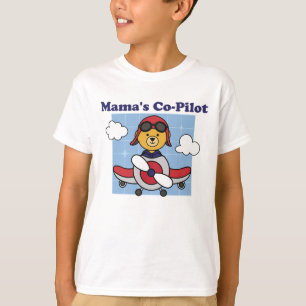 T-shirt Le co-pilote de Mama - adorable avion