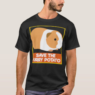 T-shirt Le Cochon De Guinée Sauve La Potat De La Foule