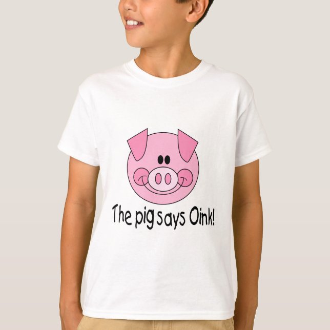 T-shirt Le cochon dit groin (Devant)
