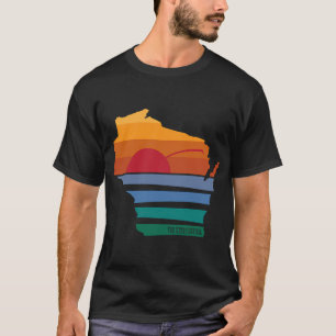 T-shirt Le cocktail de l'État du Wisconsin est Old Fashion