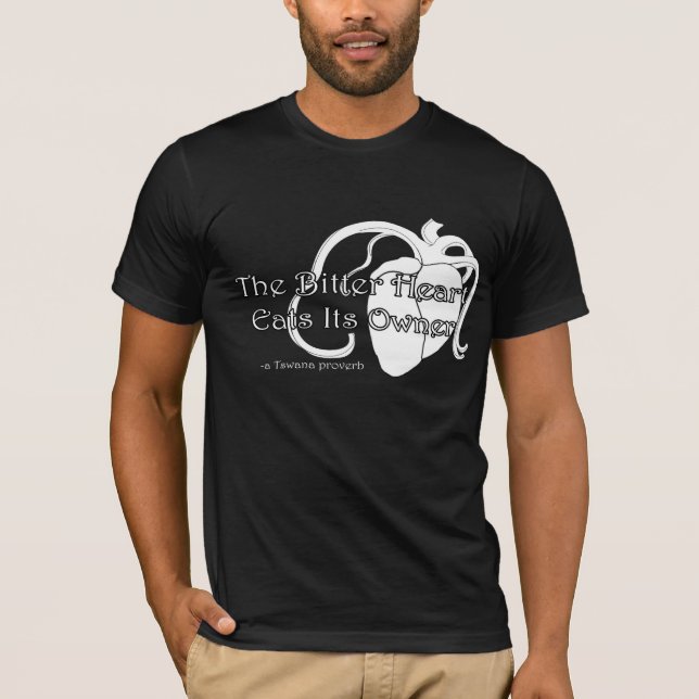 T-shirt Le coeur amer (Devant)