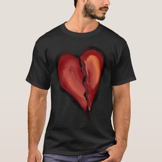 T-shirt Le coeur brisé (Devant)