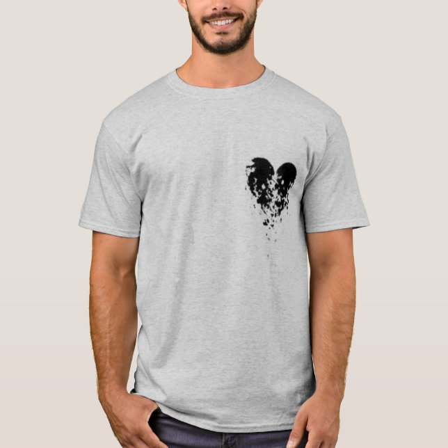 T-shirt Le coeur brisé - ailes d'ange (Devant)