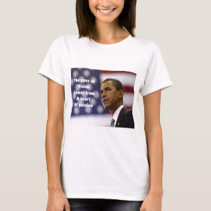T-shirt Le coeur de passion de Barack Obama