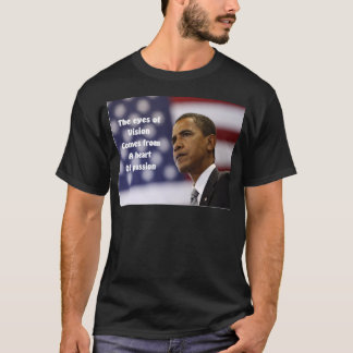 T-shirt Le coeur de passion de Barack Obama