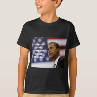 T-shirt Le coeur de passion de Barack Obama