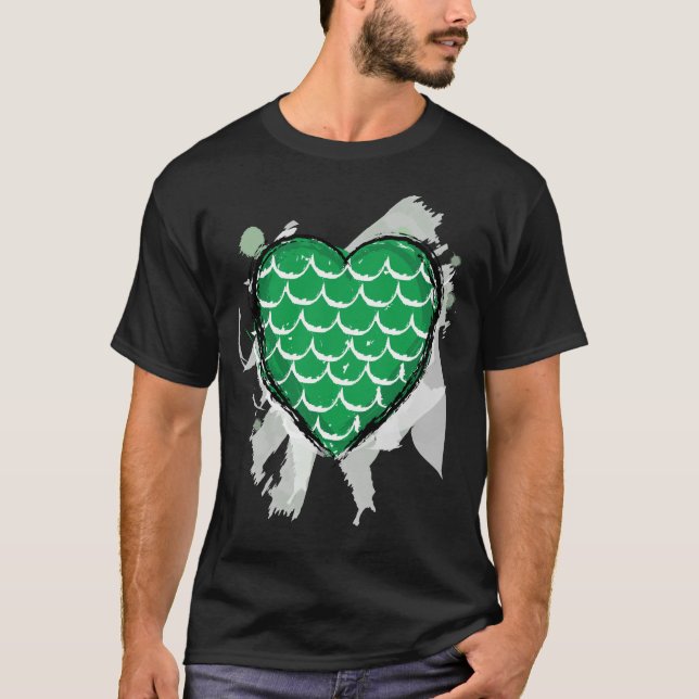 T-shirt Le coeur du dragon (Devant)