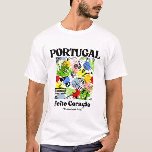 T-shirt Le cœur du Portugal