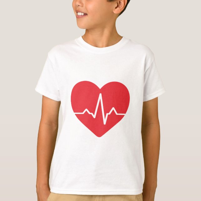 T-shirt le coeur est bon (Devant)