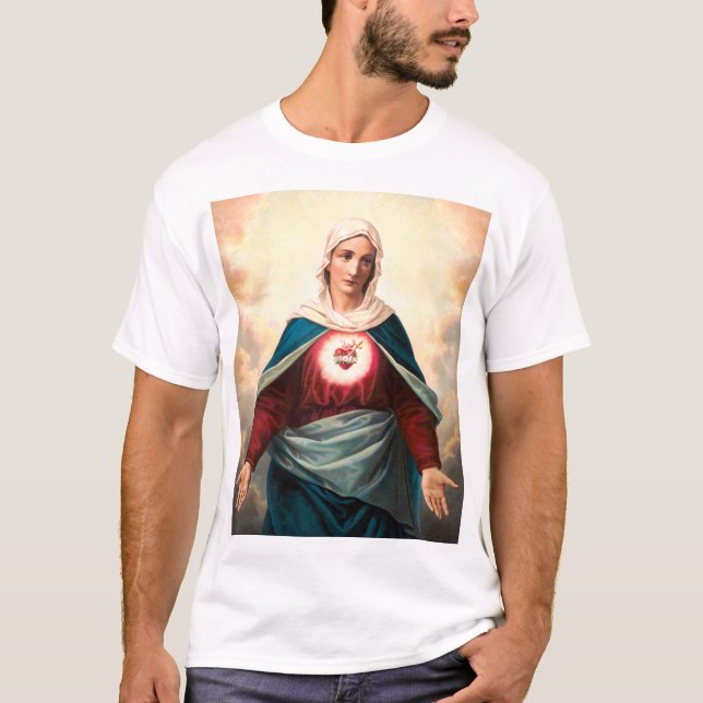 T-shirt Le Cœur immaculé de Marie (Devant)