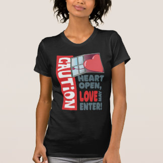 T-shirt Le coeur ouvert, l'amour peut entrer (Saint-Valent