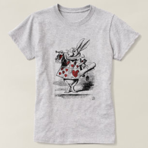 T-shirt Le Coeur rouge du lapin blanc Alice au pays des me