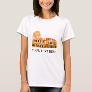 T-shirt Le Colisée de Rome, Italie Design personnalisé