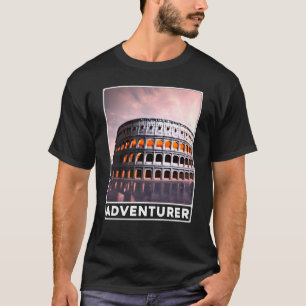 T-shirt Le Colisée Rome Italie Aventurier