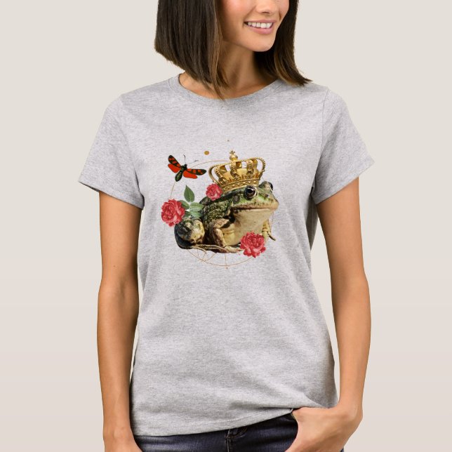 T-shirt Le Collage Royal de grenouilles (Devant)