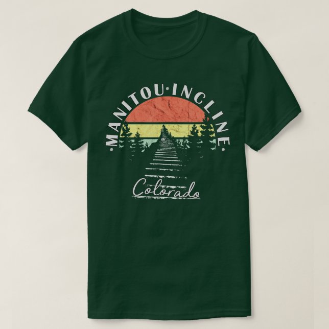 T-shirt Le Colorado Incline Manitou Springs (Design devant)