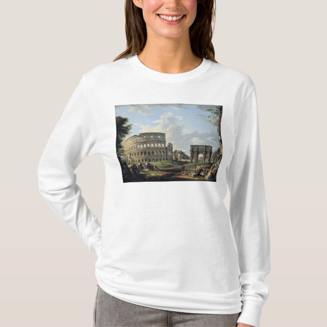 T-shirt Le Colosseum et la voûte de Constantine (Devant)