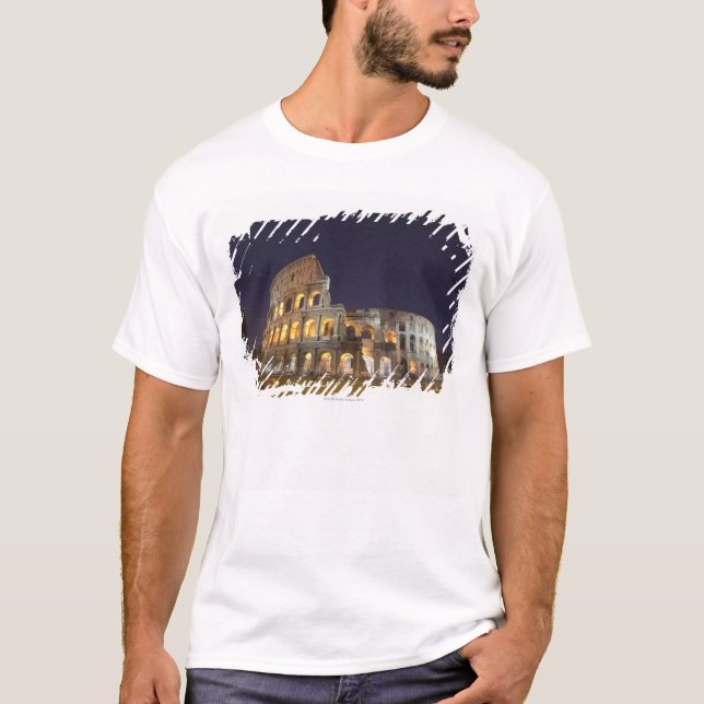 T-shirt Le Colosseum ou le Colisé romain, à l'origine (Devant)
