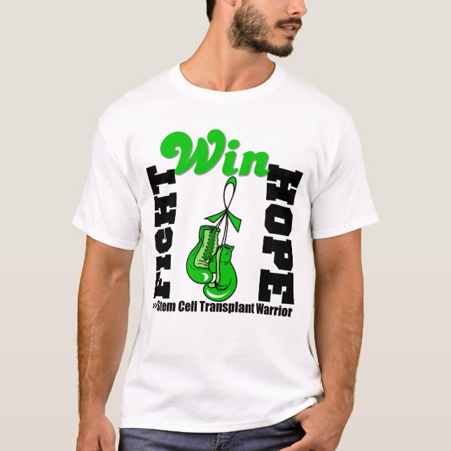 T-shirt Le combat croient le guerrier de greffe de cellule (Devant)