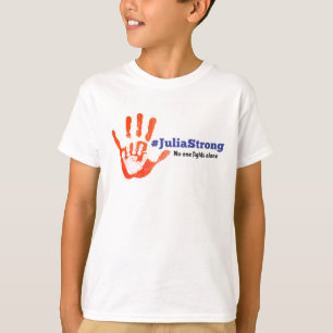 T-shirt Le combat de Julia de soutien !  Guerrier